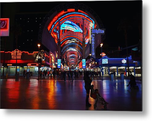  Metal Print featuring the photograph White Castle on Fremont by Rodney Lee Williams