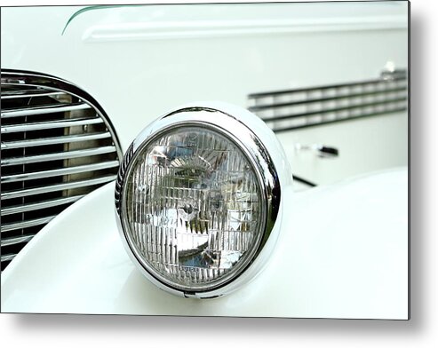 Chevy Metal Print featuring the photograph White #1 by Lens Art Photography By Larry Trager