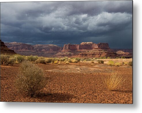  Metal Print featuring the photograph White Rim by Mike Bachman