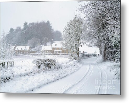Snow Metal Print featuring the photograph White Silence by Tim Gainey