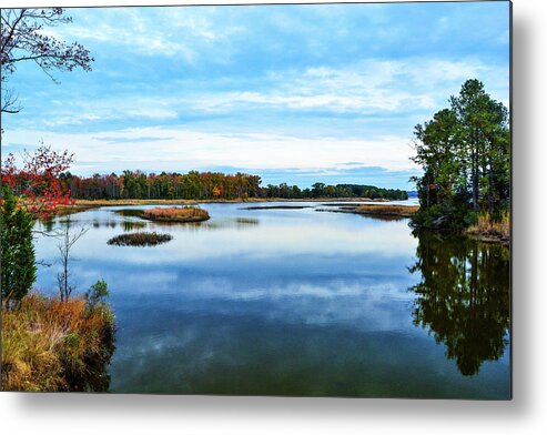 River Metal Print featuring the photograph Wicomico River by Addison Likins