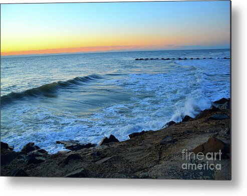 Wildwood Metal Print featuring the photograph Wildwood Rocks V by Robyn King