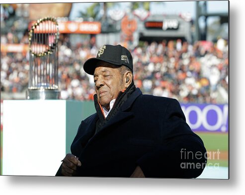 San Francisco Metal Print featuring the photograph Willie Mays by Pool
