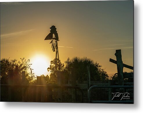 Indiantown Metal Print featuring the photograph Windmill At Rest by Todd Tucker