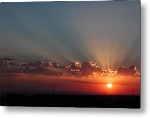 Sunrise Metal Print featuring the photograph Winslow Sunrise by DArcy Evans