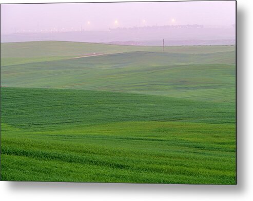 Friday Metal Print featuring the photograph Winter Morning at the Hills by Dubi Roman