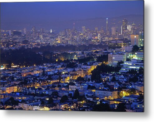  Metal Print featuring the photograph Winter Nights by Louis Raphael