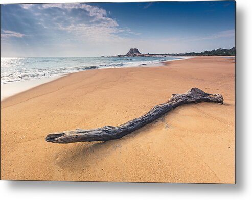 Tranquility Metal Print featuring the photograph Yala beach by Daniele Carotenuto Photography