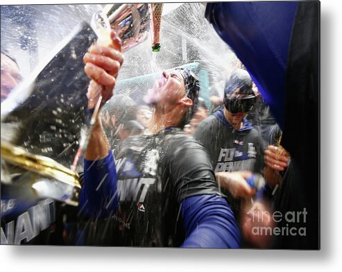 Championship Metal Print featuring the photograph Yasmani Grandal by Jamie Squire