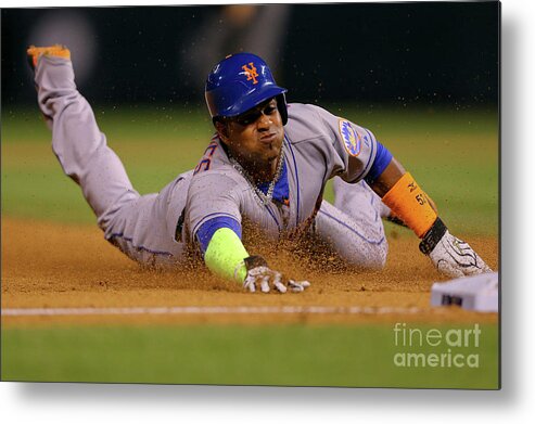 Yoenis Cespedes Metal Print featuring the photograph Yoenis Cespedes by Justin Edmonds