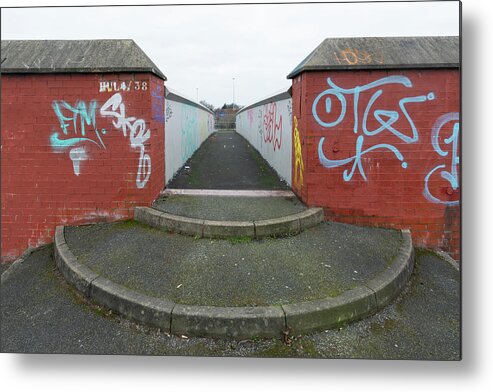 New Topographics Metal Print featuring the photograph Yorkshire Urbanscapes 166 by Stuart Allen