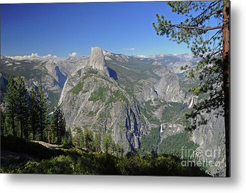 Yosemite Metal Print featuring the photograph Yosemite half dome by Cindy Murphy