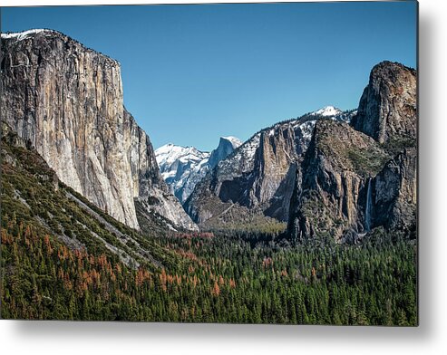 Yosemite Metal Print featuring the photograph Yosemite Tunnel View by Gary Geddes