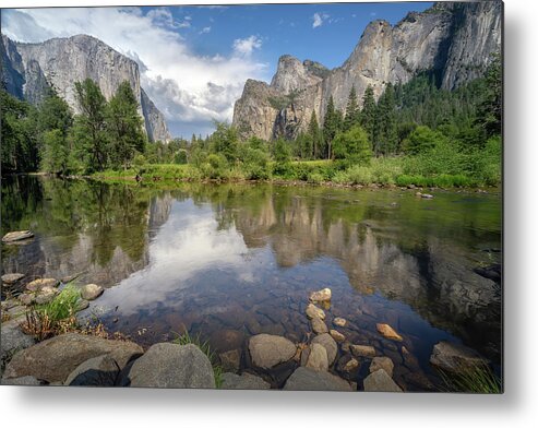 El Capitan Metal Print featuring the photograph Yosemite Valley View by Laura Macky