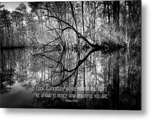 Look At Yourself Metal Print featuring the photograph You Are Beautiful by Norma Brandsberg