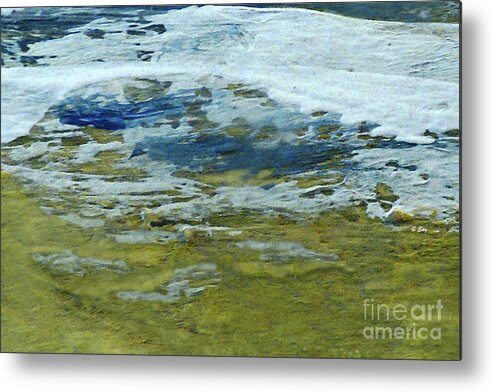 Abstract Metal Print featuring the painting You Can't Stop the Tide by Sharon Williams Eng