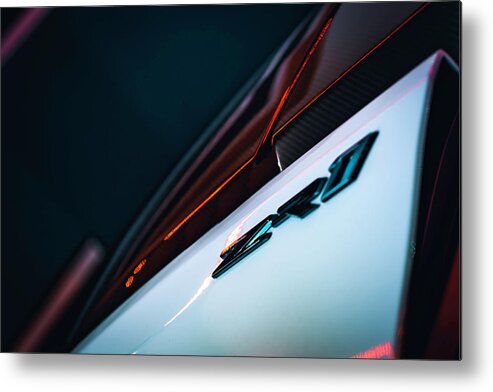 Zr1 Metal Print featuring the photograph ZR1 Perspective II by Lourry Legarde