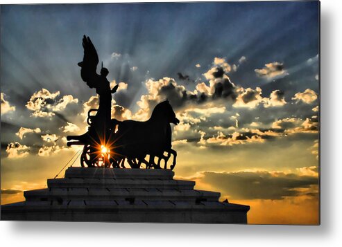 Italy Metal Print featuring the photograph Altare della Patria by Andrei SKY