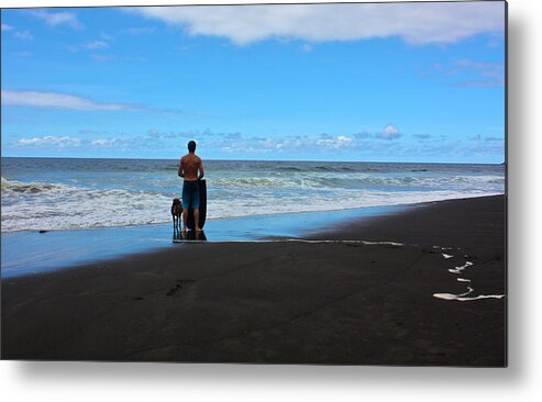 Seascape Metal Print featuring the photograph Best Friends Boogie by Venetia Featherstone-Witty