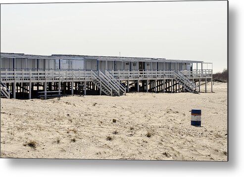 Cabana Metal Print featuring the photograph Cabanas Breezy Point Surf Club by Maureen E Ritter