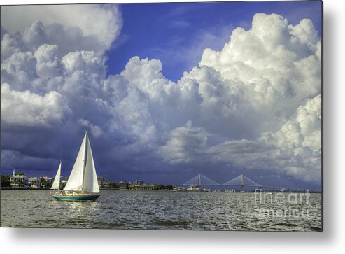 Thunderstorms Metal Print featuring the photograph Charleston South Carolina Thunderstorms 8/2013 by Dustin K Ryan