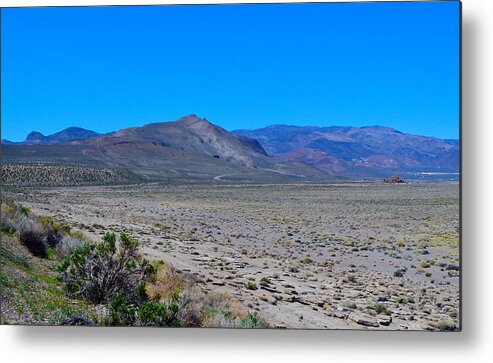 Rock Metal Print featuring the photograph Dried Lake Beach by Brent Dolliver