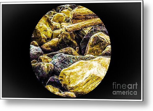 Rocks Metal Print featuring the photograph Earthy by William Wyckoff