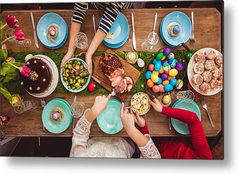 Event Metal Print featuring the photograph Easter Table by Kajakiki