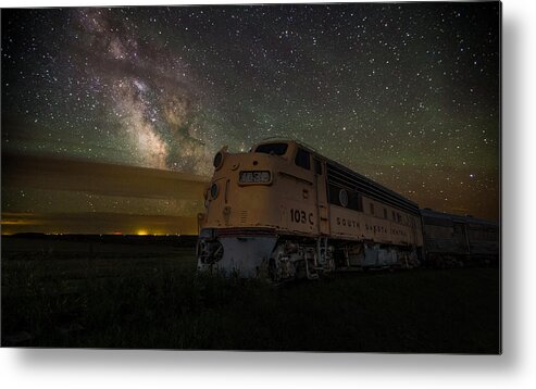 #central Metal Print featuring the photograph Galactic Express by Aaron J Groen