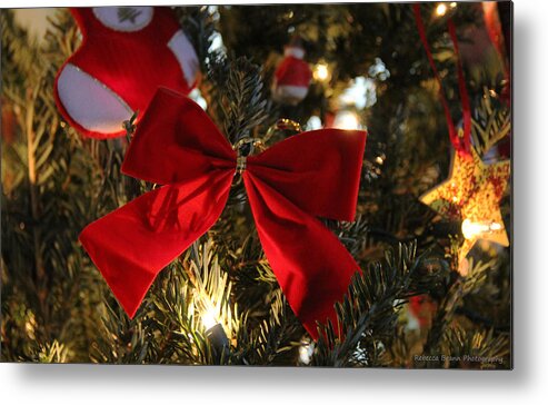 Christmas Metal Print featuring the photograph Happy Holidays by Becca Wilcox