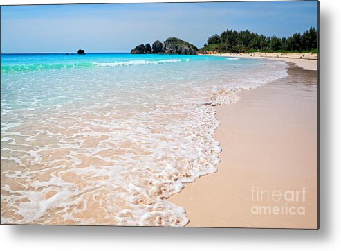 Bermuda Metal Print featuring the photograph Horseshoe Bay by Charline Xia