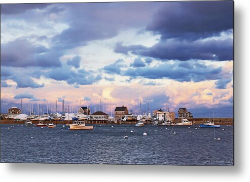 Scituate Harbor Metal Print featuring the photograph Inner Harbor by Carol Sutherland