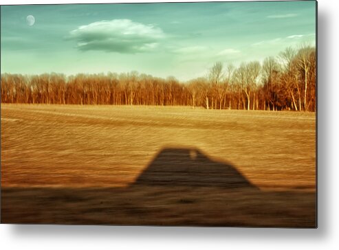 Driving At Sunrise Metal Print featuring the photograph I've Been Everywhere Man by Steven Michael
