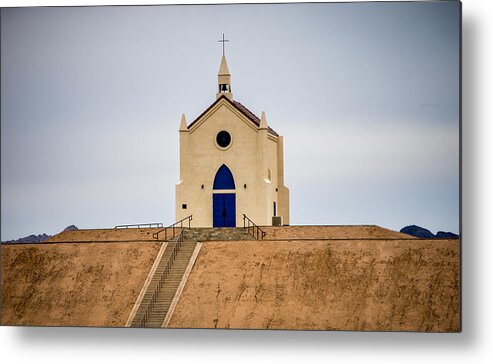 Church Metal Print featuring the photograph Little Church on the Prairie by Will Wagner