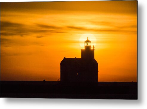 Lighthouse Metal Print featuring the photograph Morning Rest by Bill Pevlor