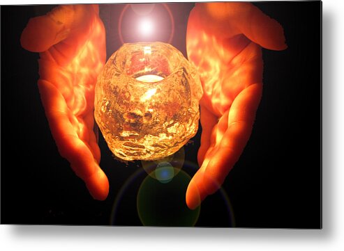 Mystic Metal Print featuring the photograph Mustic by Dart Humeston