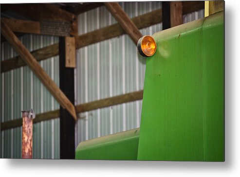 Agriculture Metal Print featuring the photograph Orange Light by Christi Kraft