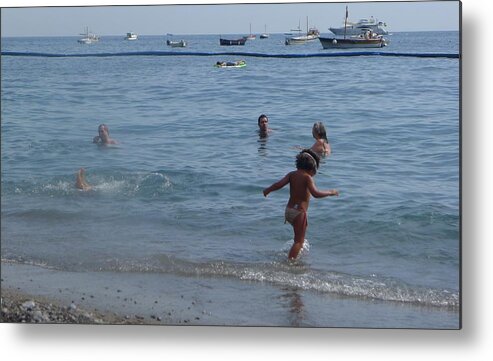  Metal Print featuring the photograph Positano - Occhiali by Nora Boghossian