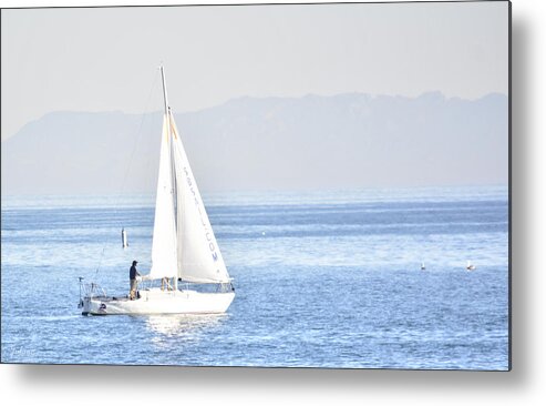 Sailing Metal Print featuring the photograph Sailing Peace by Jody Lane