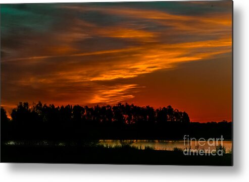 Sunrise Metal Print featuring the photograph Sunrise At The Creek by Robert Frederick