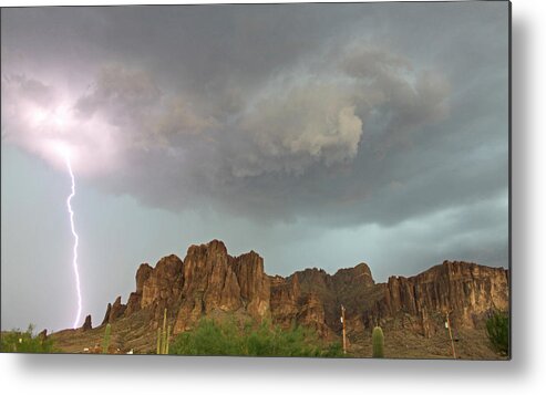 Lightning Metal Print featuring the photograph The Dutchman's Fury by Gary Kaylor