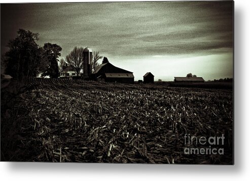 Michigan Metal Print featuring the photograph The Farm by Randall Cogle