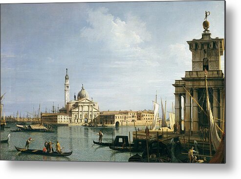 Venice Metal Print featuring the painting The Island of San Giorgio Maggiore by Canaletto