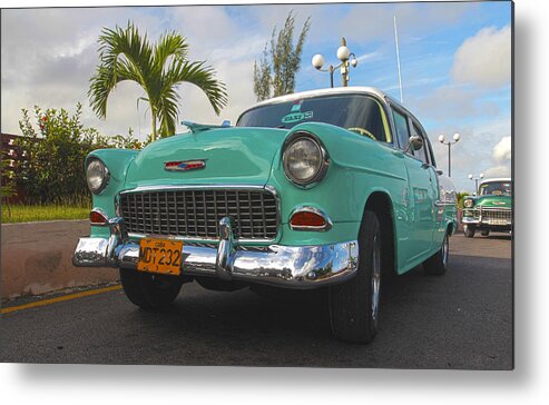 Cuba Metal Print featuring the photograph The Old Chevy Still Young by Nick Mares