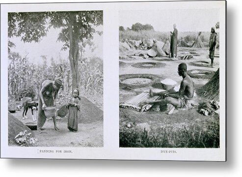 20th Century Metal Print featuring the photograph Traditional Nigerian Industry by Schomburg Center For Research In Black Culture/new York Public Library
