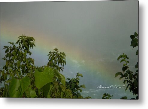  Metal Print featuring the photograph Niagara Falls Collection - Rainbow - Canadian View by Monica C Stovall