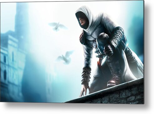 Assassin's Creed Metal Print featuring the digital art Assassin's Creed #1 by Maye Loeser