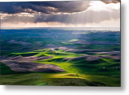 Palouse Metal Print featuring the photograph Palouse Hills #1 by Niels Nielsen