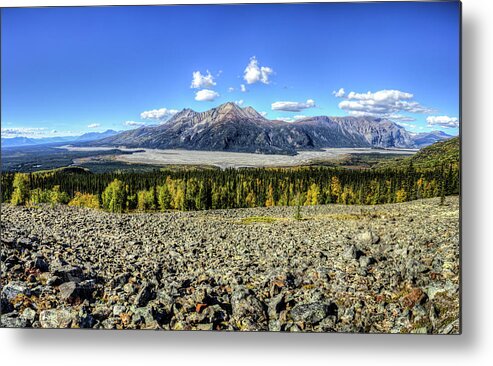 Alaska Metal Print featuring the photograph Sourdough Peak #2 by Fred Denner