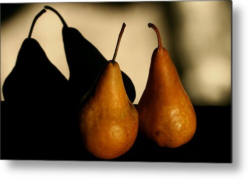 Still Life Metal Print featuring the photograph The Kiss #1 by Steve Augustin